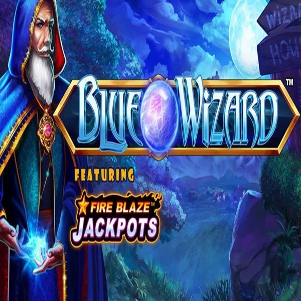 Play Blue Wizard Fire Blaze Jackpots slot by Rarestone Gaming on betamo.vip