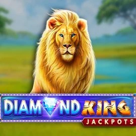 Diamond King Jackpots game by SpinPlay Games – logo hosted on Betamo Casino