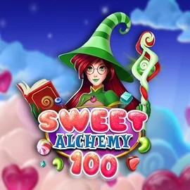 Sweet Alchemy 100 logo – Slots by Play'n GO at Betamo Casino